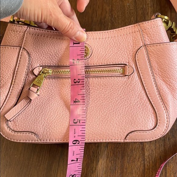 Tory Burch Francis Mini Blush Pink Crossbody Bag with Gold Accents - Picture 10 of 10